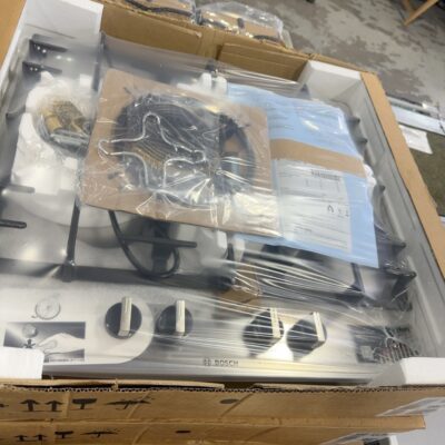 NEW BOSCH PC16A5B90A 600MM GAS COOKTOP, SOLD AS IS NO WARRANTY