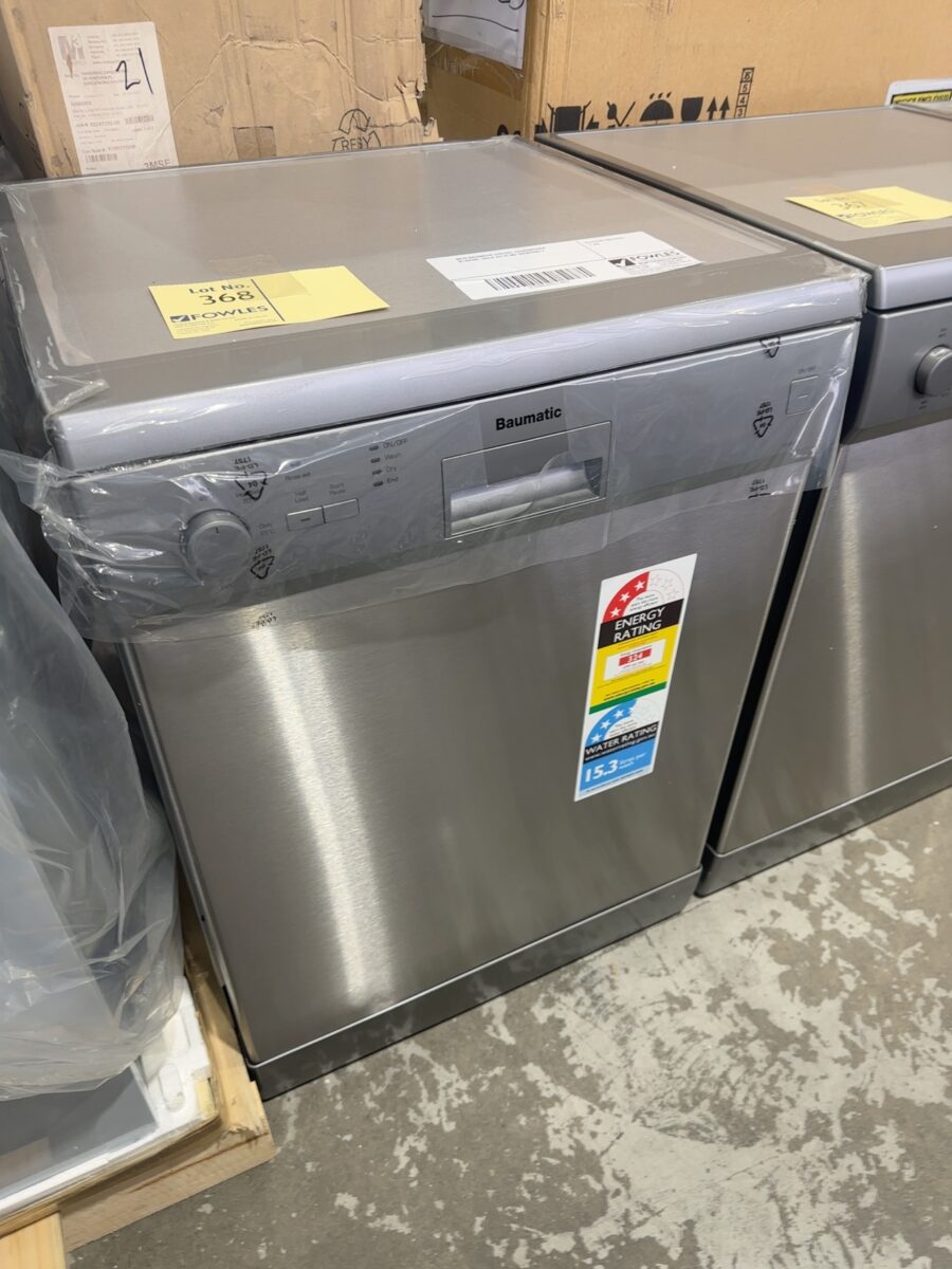 NEW BAUMATIC S/STEEL DISHWASHER B14DWS, SOLD AS IS NO WARRANTY