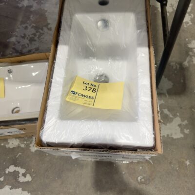 EX SHOWROOM DISPLAY -WALL HUNG VANITY BASIN - COLORADO, SOLD AS IS
