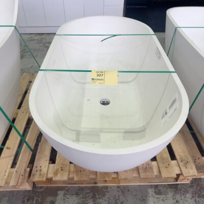 EX SHOWROOM DISPLAY, NERO STONE 1550MM ST12-1550 BATH RRP$ 3141 SOLD AS IS NO WARRANTY