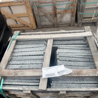 PALLET OF IMPALA BLACK GRANITE COPING 600 X 400X 30/60MM, QTY 50 #9