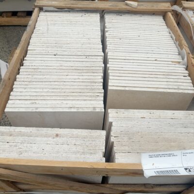 PALLET OF SAVANA LIMESTONE BRUSH & TUMBLE PAVERS, 600 X 400 X 20MM, 94PCS #3