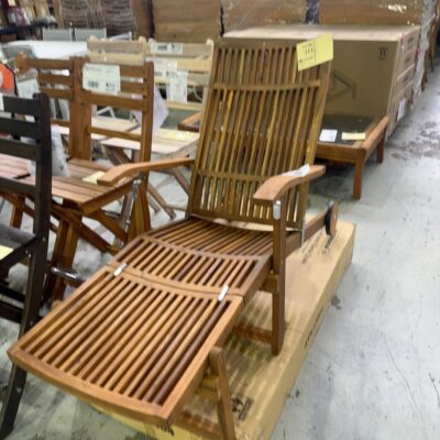 NEW ACACIA TIMBER SUN LOUNGER STK14004