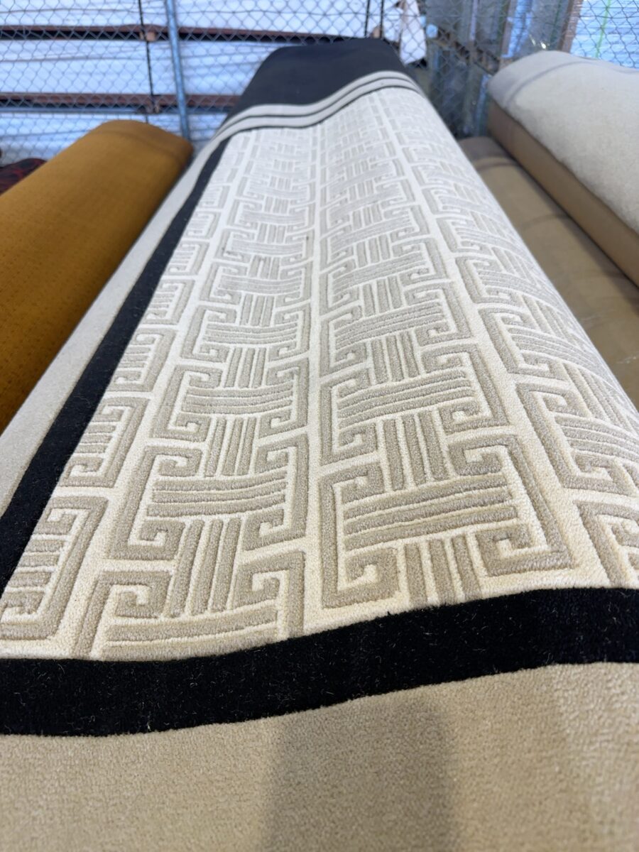 Axminster Woven Patterned Carpet