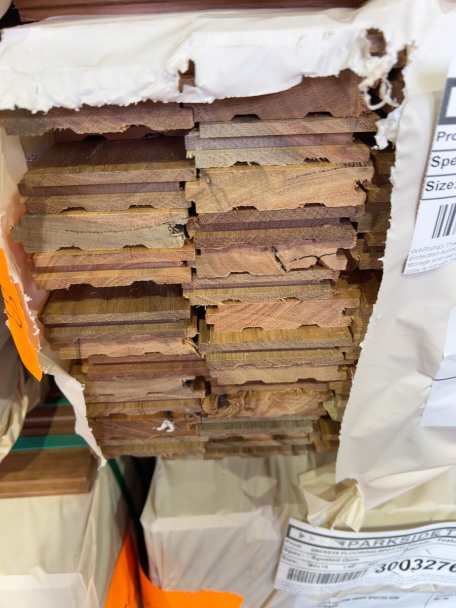 80X19 FEATURE GRADE SPOTTED GUM FLOORING
