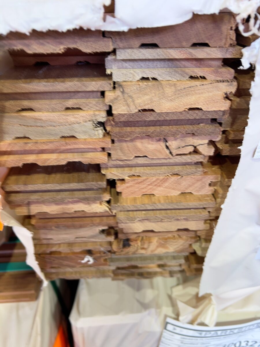 80X19 FEATURE GRADE SPOTTED GUM FLOORING