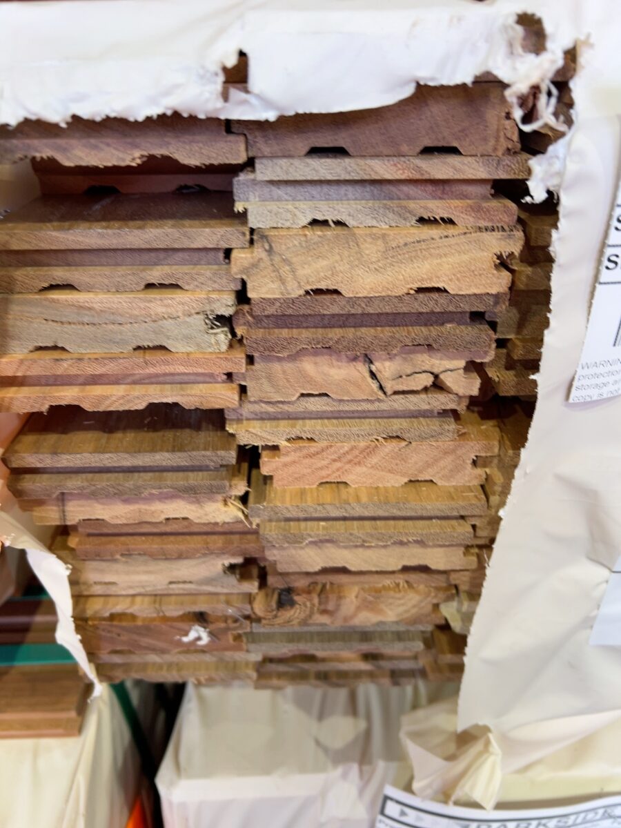 80X19 FEATURE GRADE SPOTTED GUM FLOORING