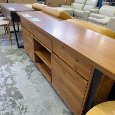 EX DISPLAY TIMBER BUFFET SOLD AS IS