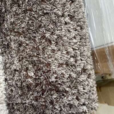 NEW EXTRA LARGE DARK BROWN RUG LONG PLUSH RUG