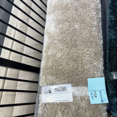 NEW LARGE CREAM RUG LONG PLUSH RUG