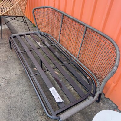 EX HIRE OUTDOOR COUCH FRAME ONLY SOLD AS IS