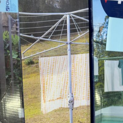 NEW HILLS HERITAGE 7 LINE GALVANISED ROTARY CLOTHESLINE RRP0 100858