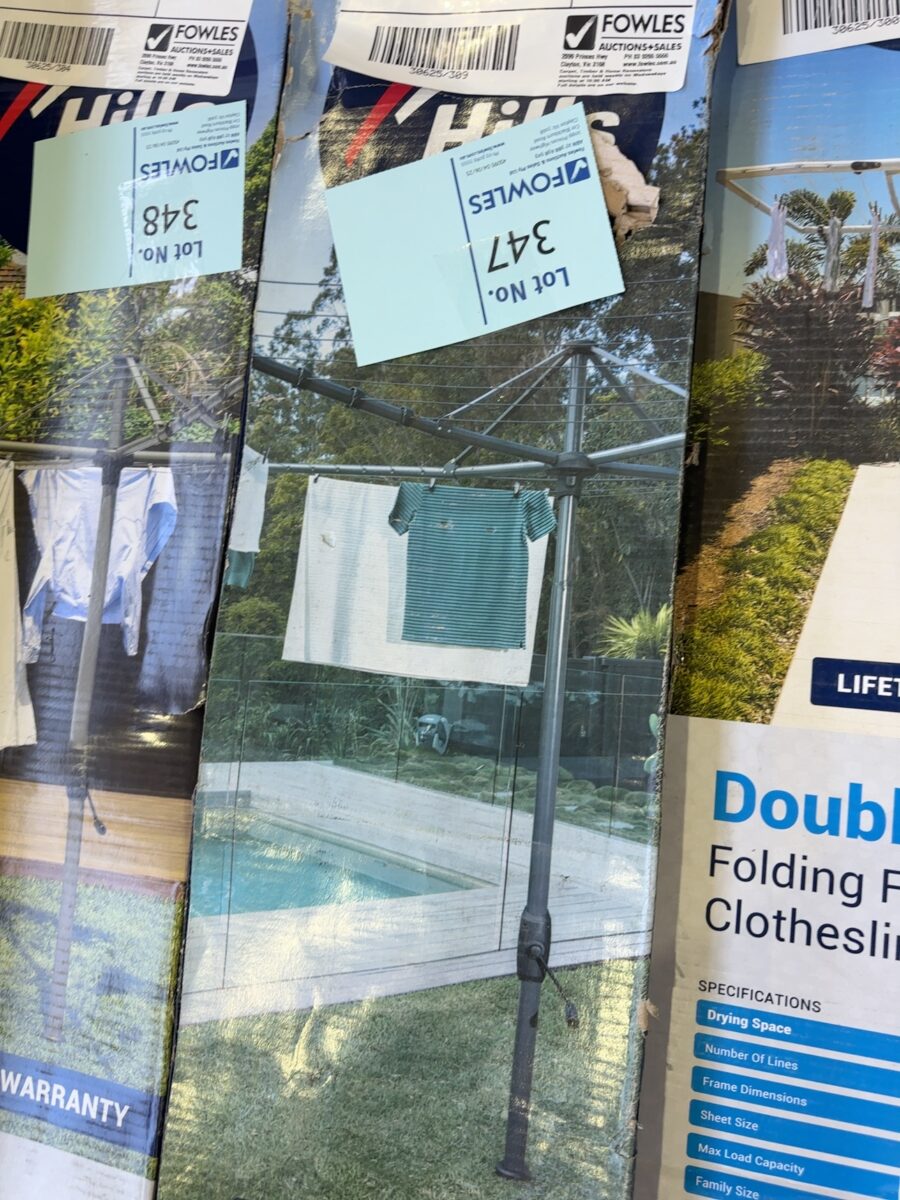 NEW HILLS ROTARY CLOTHESLINE, 7 LINE, MONUMENT RRP$388, 80150760