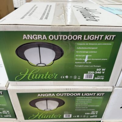 NEW OUTDOOR LIGHT KIT, ANGRA 50910 RRP9