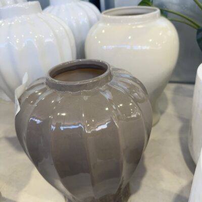 EX STAGING - LOT OF 2 VASES, SOLD AS IS