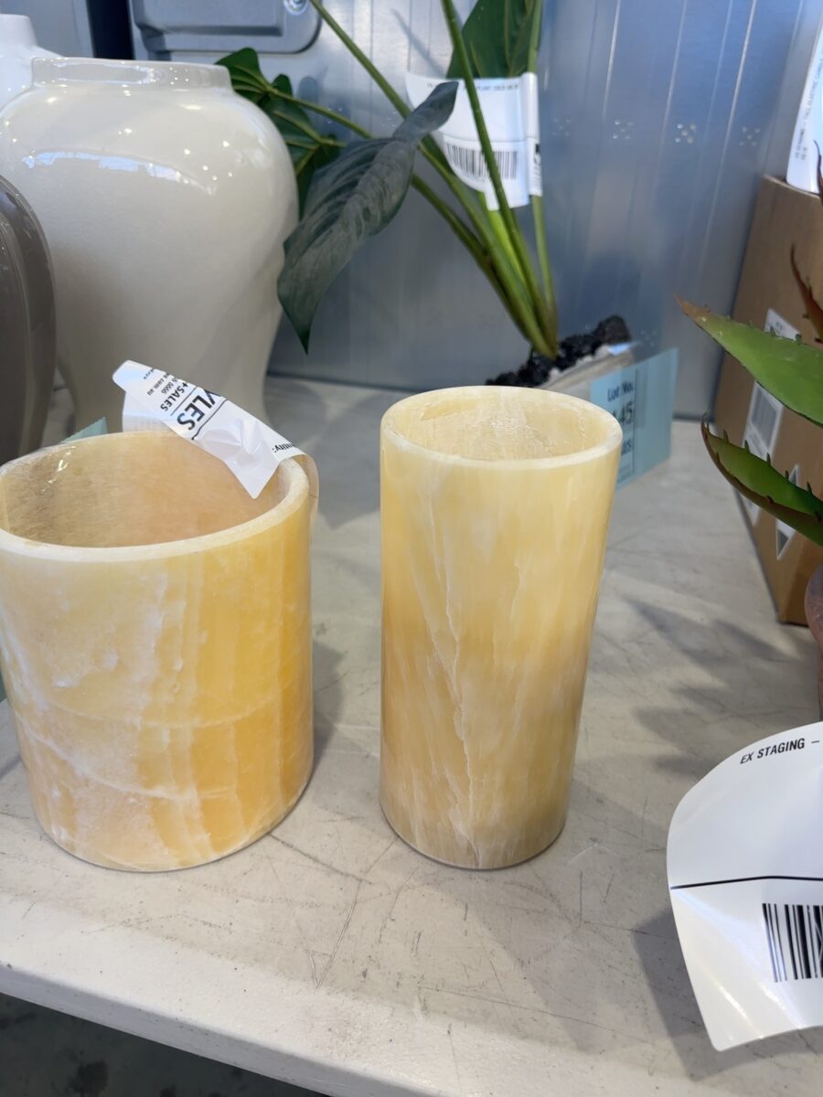 EX STAGING - TALL ELECTRIC CANDLE, SOLD AS IS