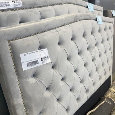 EX STAGING - BLUE VELVET QUEEN BEDHEAD SOLD AS IS