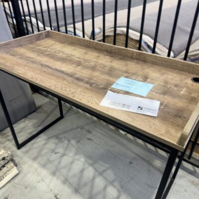 EX STAGING - LAMINATE DESK, SOLD AS IS