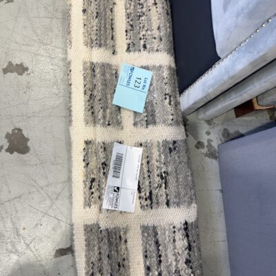 EX STAGING - WOOL RUG, SOLD AS IS