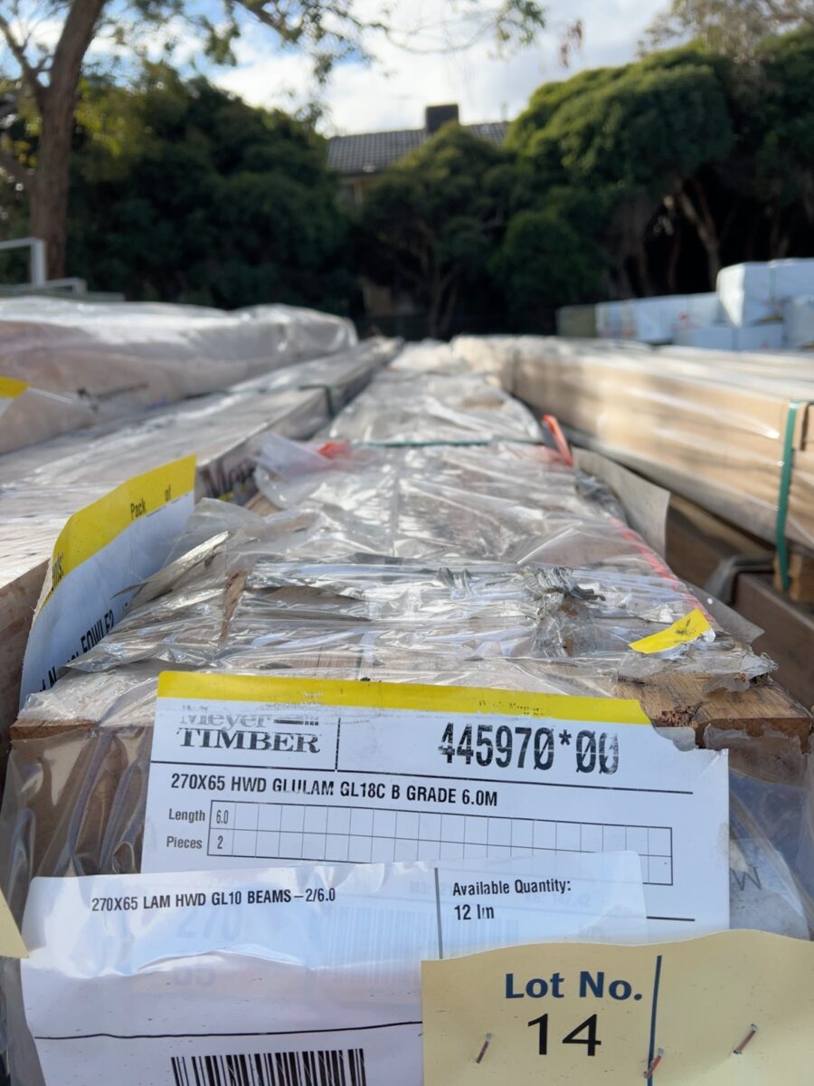 270X65 LAM HWD GL10 BEAMS-2/6.0