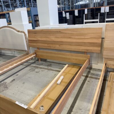 EX DISPLAY CONNOR MESSMATE KING BEDFRAME, SOLD AS IS