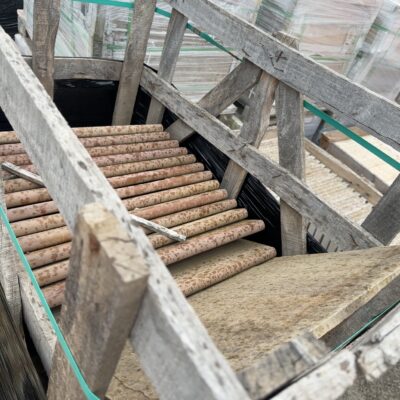 PALLET OF SANDSTONE EDGING 78 PIECES, 600 X 300 X 30MM #12