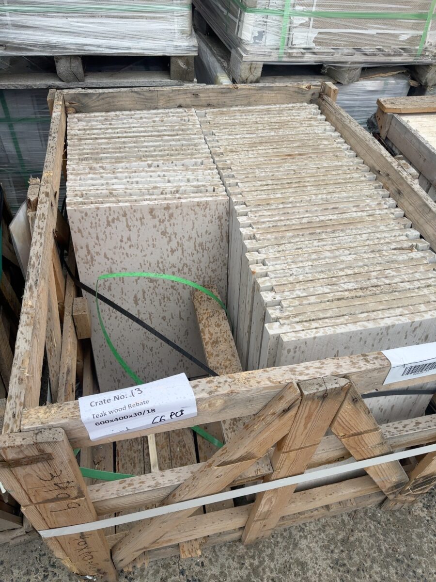 PALLET OF SANDSTONE EDGING 66 PIECES, 600 X 400 X 30/18 #13