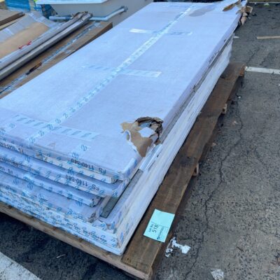 PALLET OF ASSORTED SHOWER SCREENS SOLD AS IS