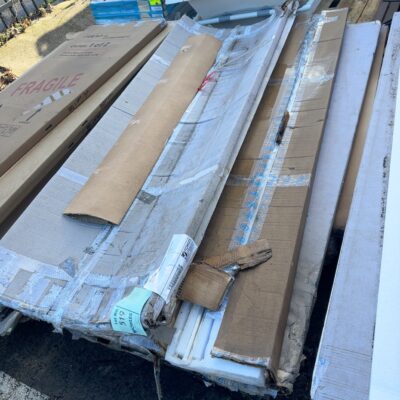PALLET OF ASSORTED SHOWER SCREENS SOLD AS IS