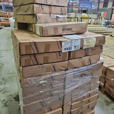 MIXED PALLET OF HOLGER 3 TIER SHELF ESPRESSO 672735, 3 TIER GOLDEN TEAK 671554, STEP STOOL ESPRESSO 672674, SOLD AS IS NO WARRANTY