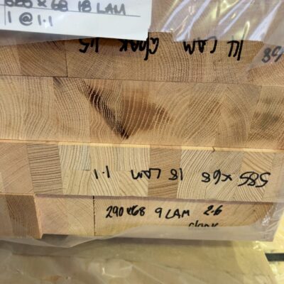 VARIOUS SIZE AUS OAK LAM KD HARDWOOD 585X68 & 290X68