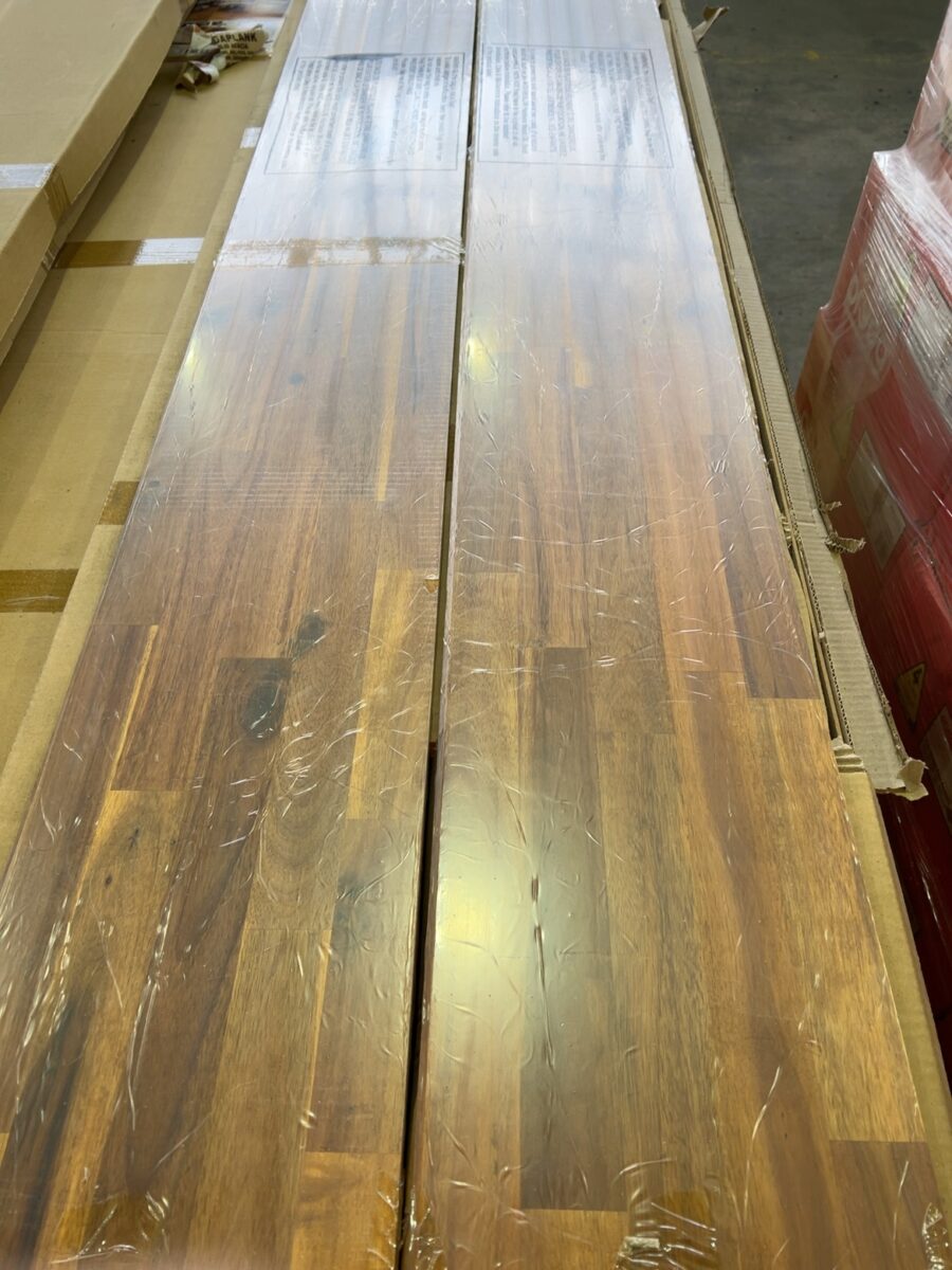 2200X230X10MM ACACIA MEGAPLANK PRE-FINISHED ENGINEERED FLOORING-(66 BOXES X 2.02 M2)