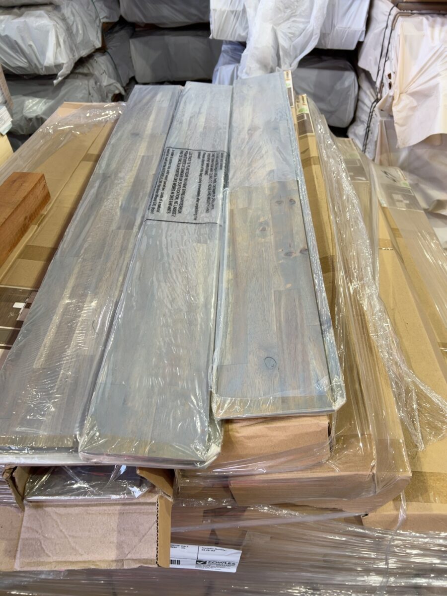 1219X152X10MM SOLID ACACIA SHIPLAP WALL CLADDING WITH HARDWAX OIL FINISH- (64 BOXES X 0.926 M2)