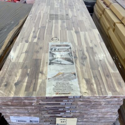 2000X800X26MM ACACIA ORGANIC WHITE F/J TIMBER BENCHTOPS