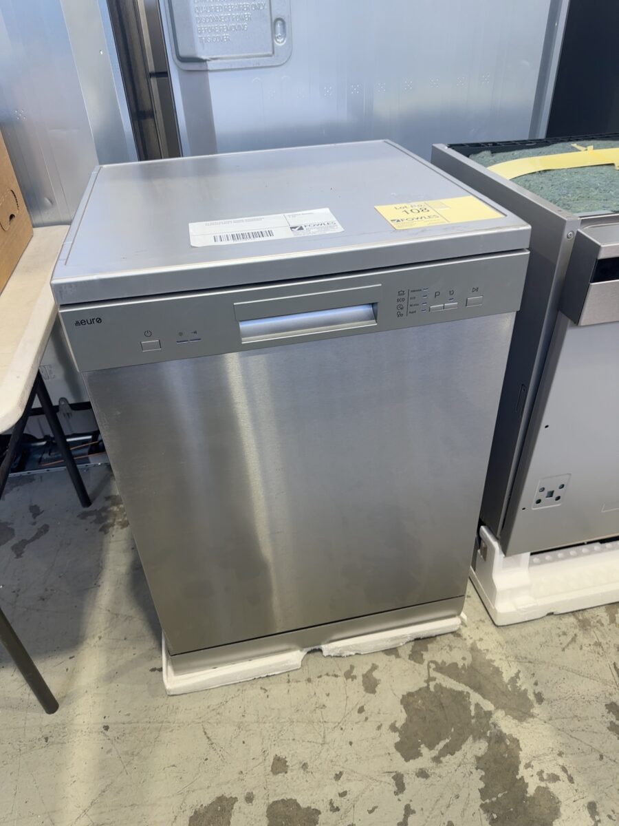 EX DISPLAY EURO 600MM DISHWASHER EDV604SS WITH 3 MONTH WARRANTY