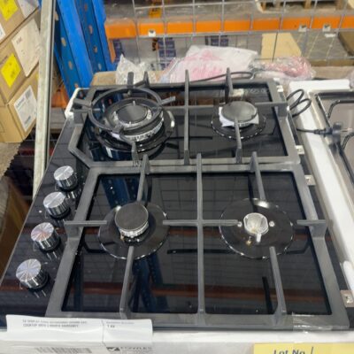 EX DISPLAY EURO ECT600GBK2 600MM GAS COOKTOP WITH 3 MONTH WARRANTY
