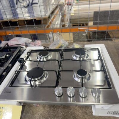 EX DISPLAY EURO ECT600GS GAS COOKTOP + ENAMEL, 600MM, SOLD AS IS 3 MONTH WARRANTY