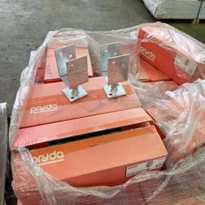 PALLET OF POST ANCHORS