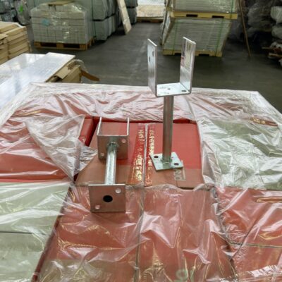 PALLET OF POST ANCHORS
