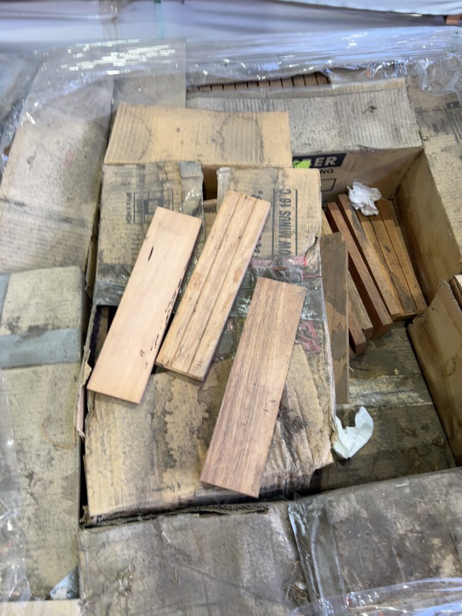 PALLET OF TIMBER PARQUETRY (SPECIES UNSPECIFIED)