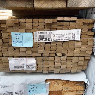 42X22 DAR TAN E TREATED PINE-LENGTHS FROM 1.5 TO 6.0 (THIS PACK IS AGED STOCK AND SOLD AS IS)