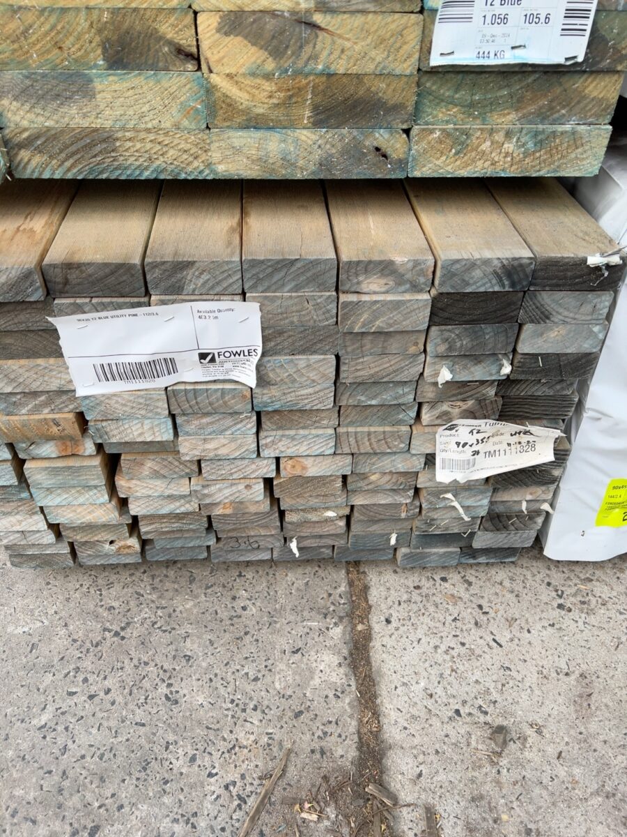 90X35 T2 BLUE UTILITY PINE-112/3.6
