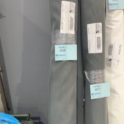 NEW ROLL OF COMMERCIAL FABRIC WALLPAPER - GREY