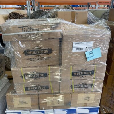 PALLET OF ASSORTED BATHWARE ACCESSORIES INCLUDING SHOWER MIXERS, TALL VANITY TAPS, SILICONE, VANITY TAPS, ETC