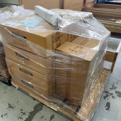 PALLET OF 600MM CHROME TOWEL RAILS SINGLE