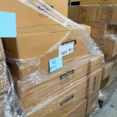 PALLET OF 800MM CHROME DOUBLE TOWEL RAIL