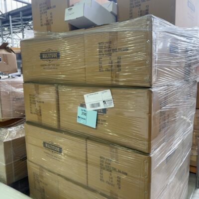 PALLET OF 600MM DOUBLE CHROME TOWEL RAIL