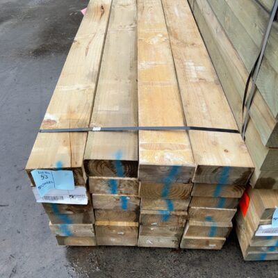 200X100 TREATED PINE SLEEPERS-24/2.4 (THIS PACK IS AGED STOCK AND SOLD AS IS)