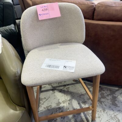 EX DISPLAY STELLA BAR STOOL, OAK NATURAL, SOLD AS IS