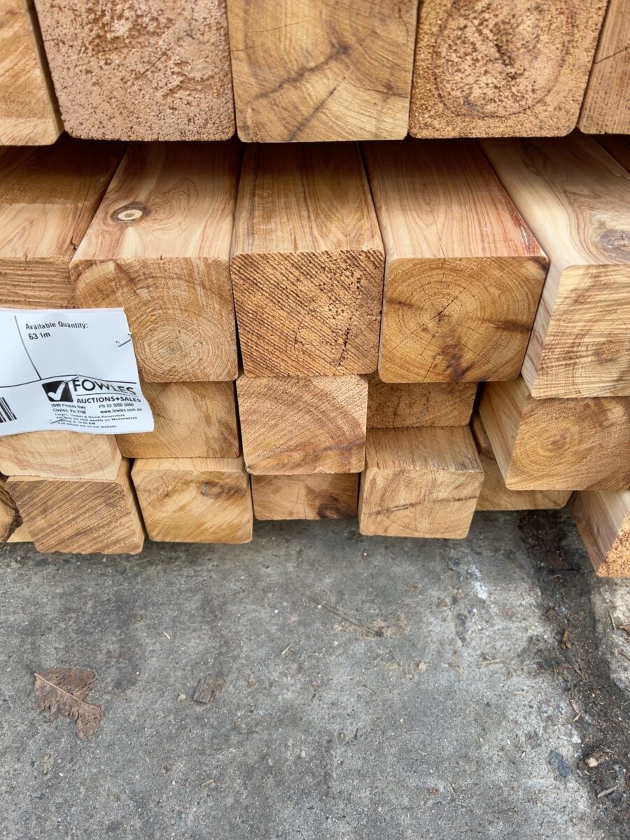 90X90 DAR CYPRESS PINE POSTS-21/3.0